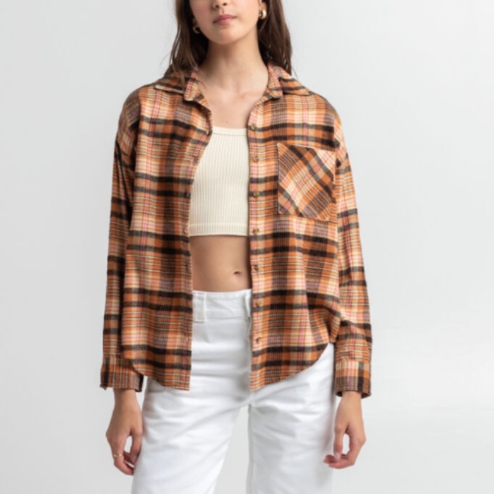 NWT Billabong Easy Breezy Flannel Shirt